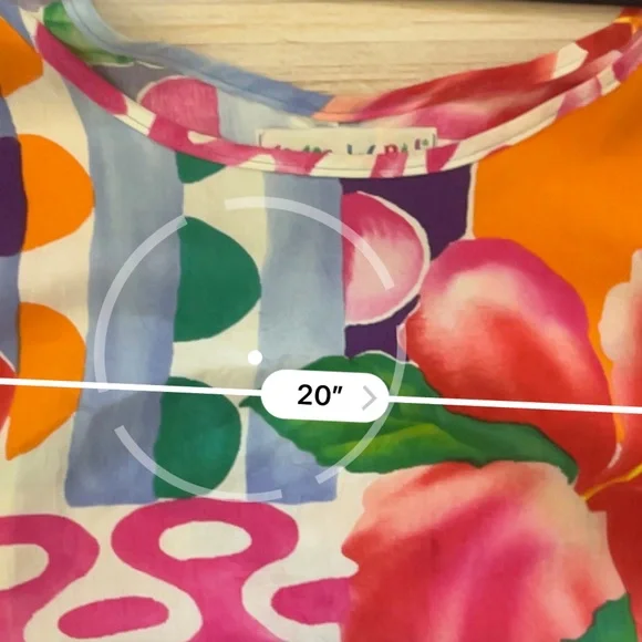 Vintage 90s Jams World Floral Maxi Dress L - Picture 8 of 10